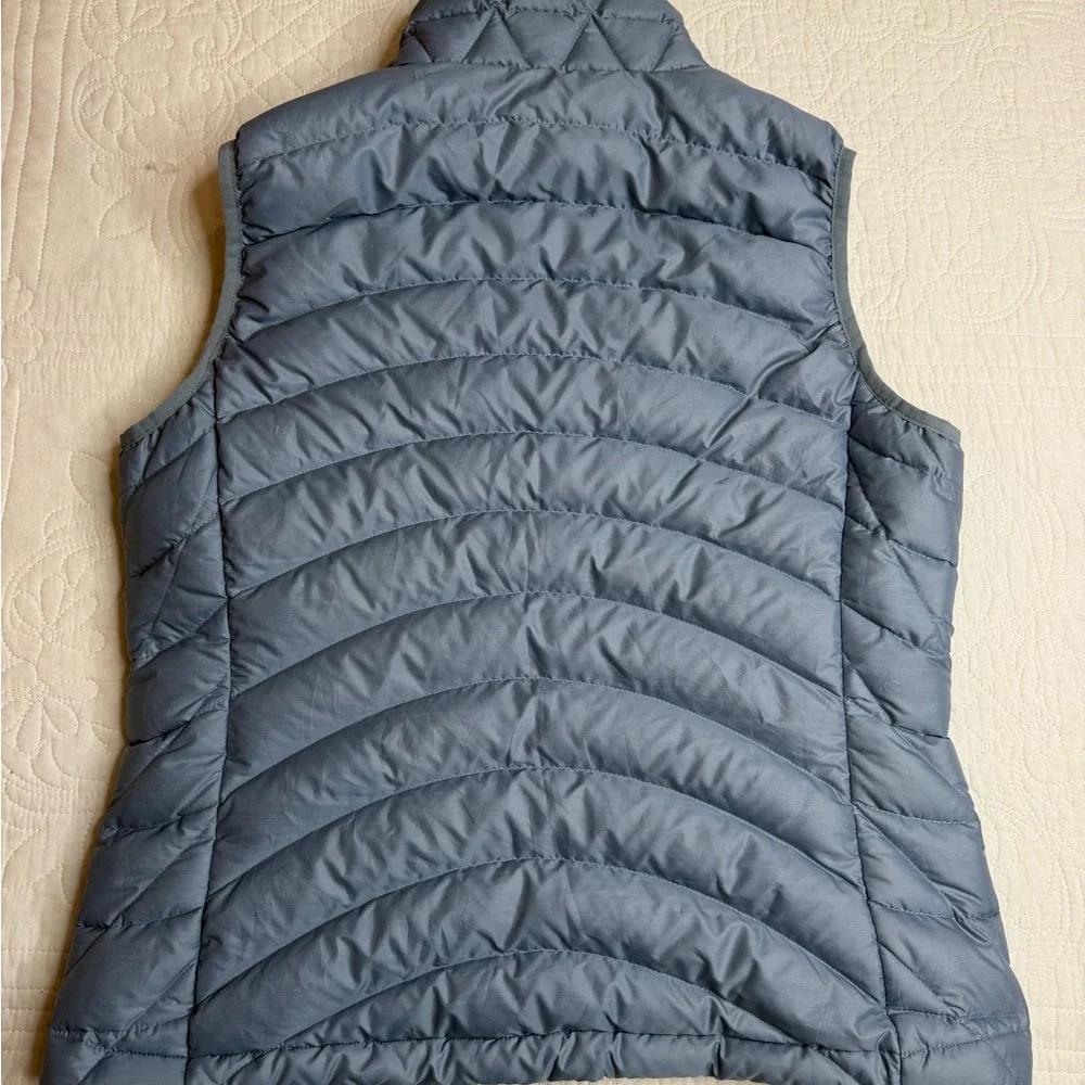 Patagonia Women’s Down Sweater Vest Goose Down Insulated Puffer Small Light Blue - Picture 10 of 10